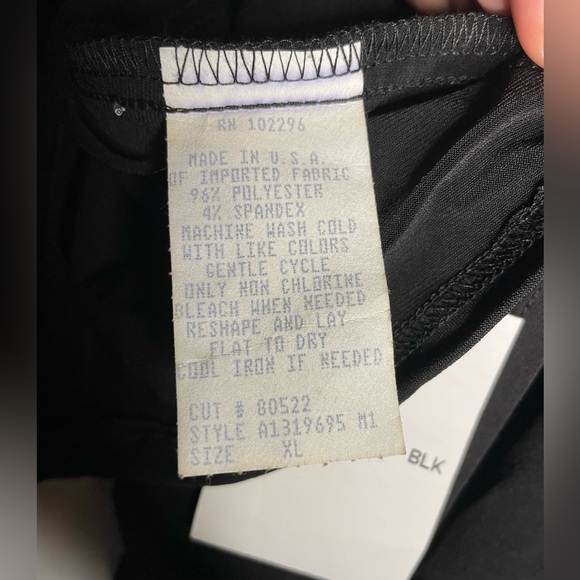 NWT Connected Apparel Ruth Cascading Black Open Front Cardigan Light Size XL - Picture 7 of 10